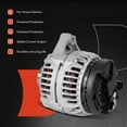 thumbnail image 6 of A-Premium Alternator Compatible with Porsche 911 2005-2006, Boxster 2005-2006, Cayman 2006, Carrera GT 2004-2005, 2.7L 3.2L 3.4L 3.6L 3.8L 5.7L, 12V 150A 6-Groove Pulley CW, Replace# 997-603-012-08, 6 of 9