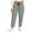 Gray, variant on Maean Womens Plus Size Pant Cordury Straight Leg Loose Trousers Elastic Waist Casual Dressy Pants with Pockets