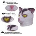 thumbnail image 4 of Máscara Genérica Y Cuchillo Grito Halloween Gato Adulto, 4 of 5
