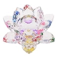 thumbnail image 4 of Crystal Flowers Silk Hydrangea Flower Simulation Hand Tied Bouquet Lu Lotus Bouquet for home Office Wedding Party Garden Colorful, 4 of 7