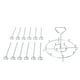 thumbnail image 2 of Soporte para brochetas de acero inoxidable, soporte Vertical para brochetas de barbacoa, accesorios para freidora de 6 cuartos, 2 of 8