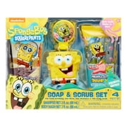 SpongeBob SquarePants 4-Piece Soap & Scrub Bath Set