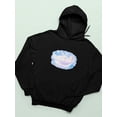 thumbnail image 3 of Manga Girl In Bathtub Hoodie Women -Image by Shutterstock, Female Large, 3 of 4