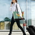 thumbnail image 5 of FORMRS Laptop Tote Bag for Women with 15.6" Computer Compartments Handbag, Green Glasses, 5 of 7