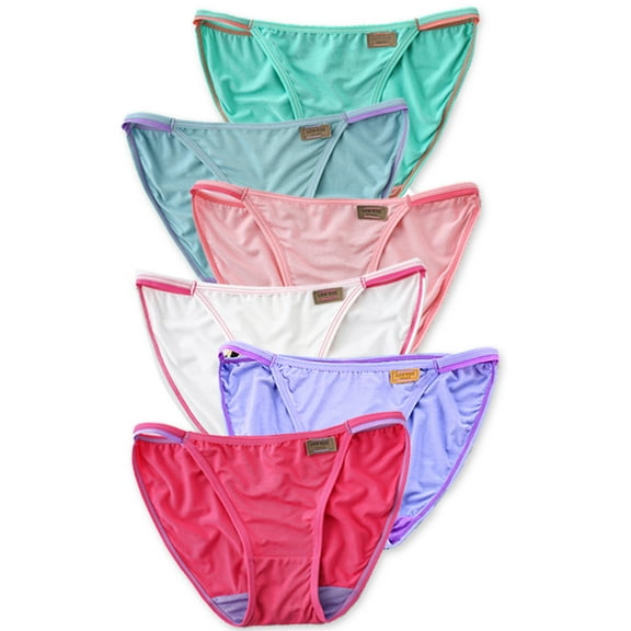 GaaiKei String Bikini Underwear for Women High Cut Breathable Hipster Cheeky Sexy Panties Size 5