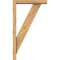 thumbnail image 3 of Ekena Millwork 3 1/2"W x 16"D x 28"H Traditional Block Smooth Bracket w/ Offset Brace, Western Red Cedar, 3 of 25