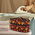 thumbnail image 2 of HELLHERO Protective Steam Iron Carrying Bag Maple Leaves Pattern with Handle Travel Steamer Bag Traveling Outing, Bag Only, 2 of 6