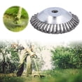 thumbnail image 3 of Rueda De Alambre Trenzado De Acero Para Jardín, Cepillo De Malezas, Cabezal De Corte, Disco De Desoxidación Para Cortacésped De 8 Pulgadas, 3 of 7