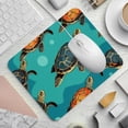 thumbnail image 2 of Turtle Desk Pad Mousepad, Square 8.3x9.8 Inch Non-Slip Rubber Bottom Printed Desk Mat, Suitable for Office and Gaming, 2 of 6