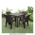thumbnail image 4 of Mesa Cuadrada Desarmable La Ardilla Estilo Rattan Para Interiores y Exteriores Chocolate Oscuro, 4 of 4
