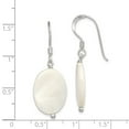 thumbnail image 5 of 925 Sterling Silver White Mother of Pearl Earrings, 5 of 5