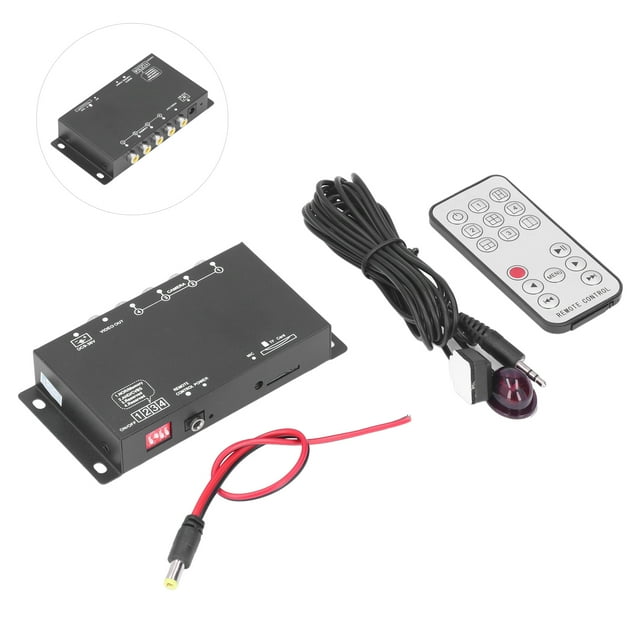 Vehicle Digital Video Recorder, 4 Channel Small MDVR Overload Protection Remote Control For School Buses For Boats For Trucks