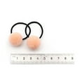 thumbnail image 3 of 20pcs Baby Toddler Pom Ball Hair Ties for Girls, Small Hair Ties for Kids, Multicolor No-metal Hair Elastics Stretchy Ponytail Holders, 3 of 5