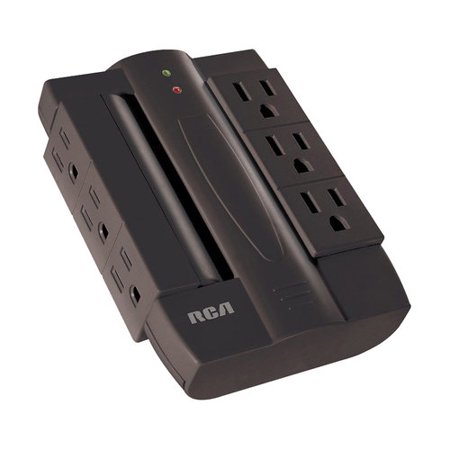 RCA 6-Outlet Swivel Surge Protector