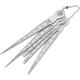 thumbnail image 5 of 1 Set Stainless Steel Welding Taper Feeler Gauge Rulers Hole Inspection Measuring Tool Triangular Wedge Feeler 1-10mm_A, 5 of 5