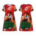 thumbnail image 5 of Sigee Mario Cm for Women's Short Sleeve Dress Relaxed Fit Dress with Pockets, 5 of 7