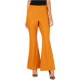 thumbnail image 1 of INC Pantalones de pierna ancha informales sólidos para mujer, amarillo, 6, 1 of 1