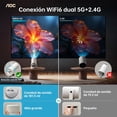 thumbnail image 4 of AOC Proyector portátil WiFi y Bluetooth, 4K Full HD, rotación de 180°, 8000 lúmen, 220 ANSI, corrección Trapezoidal, para portátil, 4 of 5