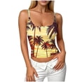 thumbnail image 2 of QUNYINEY Womens Tank Tops Hawaiian Summer Camisole Crop Shirts Crew Neck Sleeveless Beach Vacation Loose Fit Tops for Women, 2 of 5
