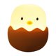 thumbnail image 1 of Egg Night Light, Chick Lámpara de escritorio con sensor táctil de silicona recargable y regulable MFZFUKR BST3012577-2, 1 of 6