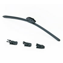 KFFKFF 19" Rubber Wiper Blades, 48 cm Universal Windshield Replacement, Quiet Operation & Enhanced Fit, Includes 4 Clips for Various Cars, Simple Installation