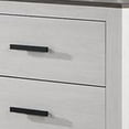 thumbnail image 3 of Benjara BM314673 58 in. Kopa Wide Dresser with 6 Drawers, Handles, Wood, White, Black & Gray, 3 of 6