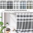 thumbnail image 4 of Cortina de ducha Madison Park Spa Waffle 180 x 180 cm, color carbón, 4 of 8