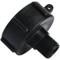 thumbnail image 1 of IBC Tank Adapter Plastic Hose Connector S60X6 Coarse Thread Plug to 3/4" Tap Adapter for IBC Barrel Valve, 1 of 5