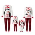 thumbnail image 1 of Pyjamas de Noël Assortis pour la Famille Ensembles de Hauts et Pantalons de Vacances Pyjamas, 1 of 10