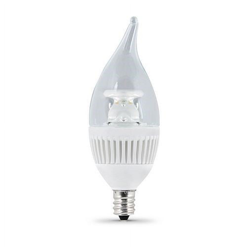 Feit Electric 4W LED Candelabra Light Bulb - 2 pk. - image 2 of 3