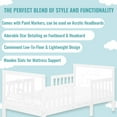 thumbnail image 3 of Dream On Me Polar Express Toddler Bed in White, 3 of 14