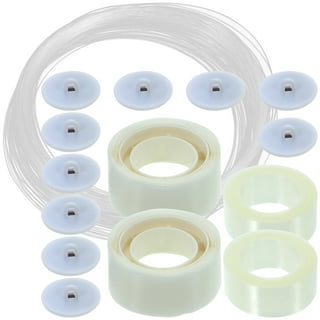 PartyKindom Balloon Garland Kit Decorating Strip Set Include 1 Roll Balloon Tape Strips 1 Roll Balloon Glue 1pc Inflator 1 Roll Ribbon 100pcs Balloons