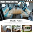 thumbnail image 3 of Uorisanigo Beach Starfish RV Dinette Cushion Covers with Car Bench 1 Backrest & 1 Bench Stretch Sofa Chair Covers Furniture Protection for RV Camper Seat Cover Camp Accessories, 3 of 7