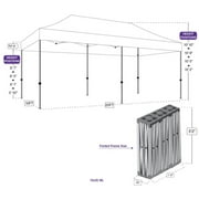Impact Canopy 10x20 Instant Pop Up Canopy Tent, Commercial Grade