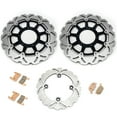 thumbnail image 1 of Front Rear Brake Discs Rotors Pads For HONDA VTR 1000 SP1 2000-2001 VTR 1000 SP2 2002-2007 2003 2004 2005 2006, 1 of 5
