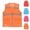 Orange, variant on Chiccall Mesh Safety Vest Zip Up Volunteer Vest with Reflective Lightweight Outdoor Jogging Running Vest with Pockets