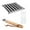 A, variant on Hot Dog Roller Grill Rack | Stainless Steel Sausage Rotisserie with 4 Skewers | Even Cooking for Bbq, Camping & Parties