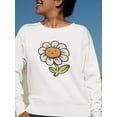 thumbnail image 2 of Cute Daisy Buddy Sweatshirt Women -Smartprints Designs, Female Medium, 2 of 4