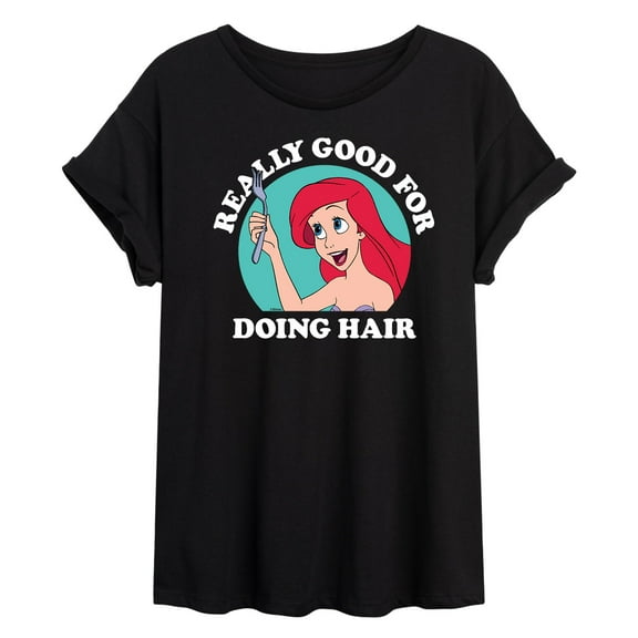 Disney Princess - Ariel Good For Doing Hair - Juniors Ideal Flowy Muscle T-Shirt