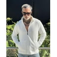 thumbnail image 5 of COOFANDY Mens Varsity Bomber Jacket Casual Lightweight Jackets Fashion Zipper Jackets, 5 of 10