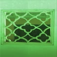 thumbnail image 1 of Ahgly Company Machine Washable Indoor Square Transitional Green Area Rugs, 5' Square, 1 of 7