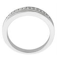 thumbnail image 2 of MyDiamondBox 1/10 Carat Total Weight (cttw) Sterling Silver Wedding Band with White Diamonds - White Gold Bridal Ring for Women (Ring Size: 9), 2 of 3