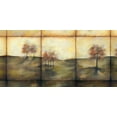 thumbnail image 2 of Goldberger, Jennifer 32x18 White Modern Wood Framed Museum Art Print Titled - Autumnal Meadow I, 2 of 4
