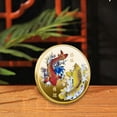 thumbnail image 1 of Moneda de la de Koi chino, regalos de negocios, colección de insignias, moneda para amigos Multicolor, 1 of 8