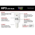 thumbnail image 5 of Diode Dynamics 194 LED Bulb HP3 LED - Amber Short (Single), 5 of 6