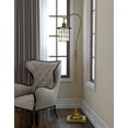 thumbnail image 3 of Cal Lighting Silverton Floor Lamp With Glass Shade (Edison Bulb Included), 3 of 3