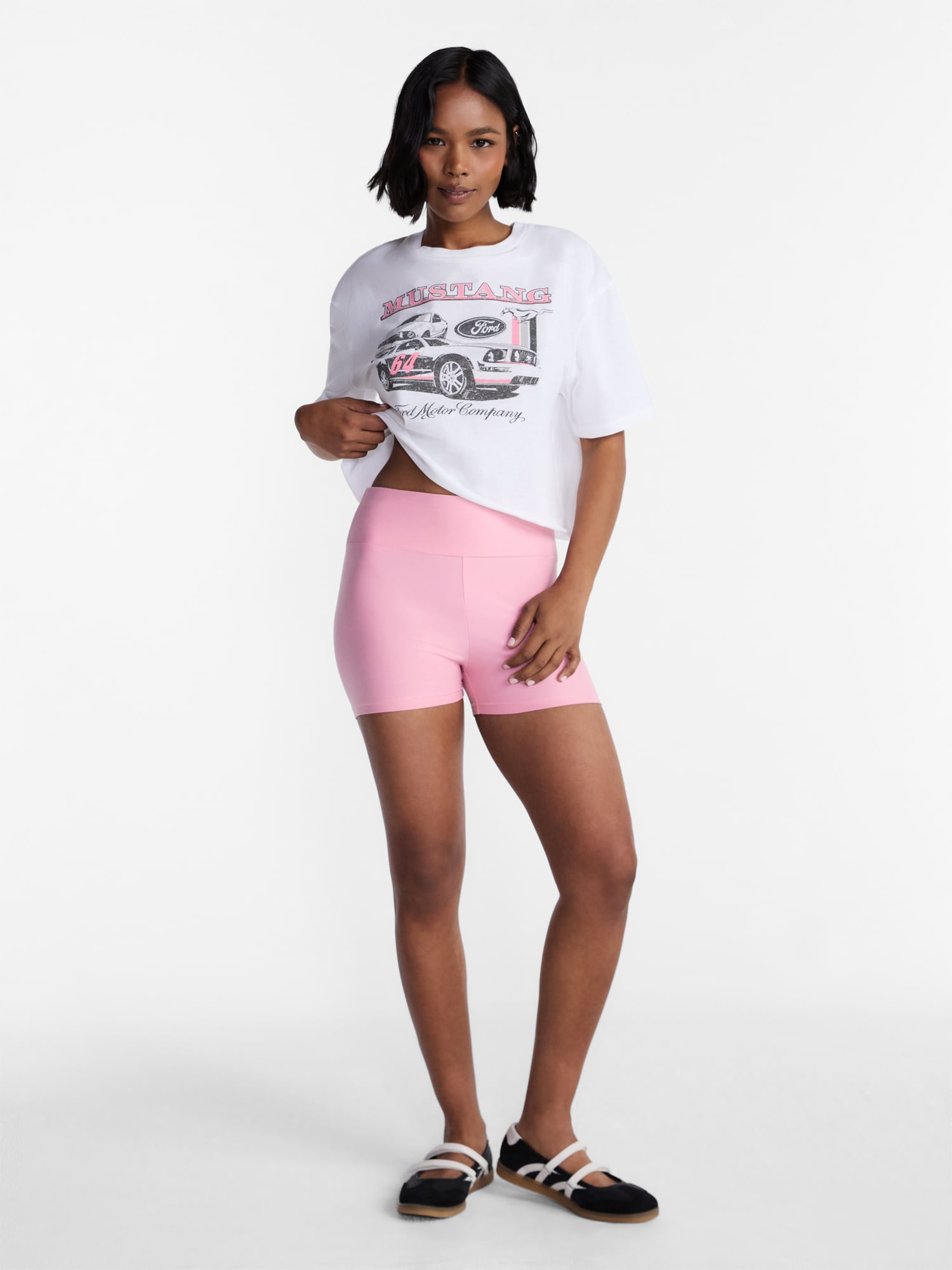 No Boundaries Shorty Shorts, 3'' Inseam, Women's XXS/XS-XXL/1X
