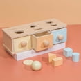 thumbnail image 1 of Caja de monedas Juguete educativo temprano Juguete de aprendizaje preescolar Materiales de aprendizaje Materiales para pequeños para Hugo Juguetes de madera Montessori, 1 of 8