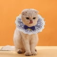 thumbnail image 5 of Cheers.US Pet Collar with Bells Adjustable Rope Tie Cute Cat Dog Lace Collar Bib for New Year,Breathable, Lace, Washable,Perfect for Cat and Puppy Dog, 5 of 6