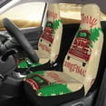 thumbnail image 3 of Fotbe Christmas Vintage Red Truck Pattern Automotive Seat Covers for Cars Trucks and SUVs – Car Seat Covers for Front Seats,Protective Seat Covers,Vehicle Seat Covers, Set of 2, 3 of 9